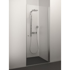 Stikla Serviss dušas durvis Elegante, 900 mm, h=2000, hroms/caurspīdīgs stikls
