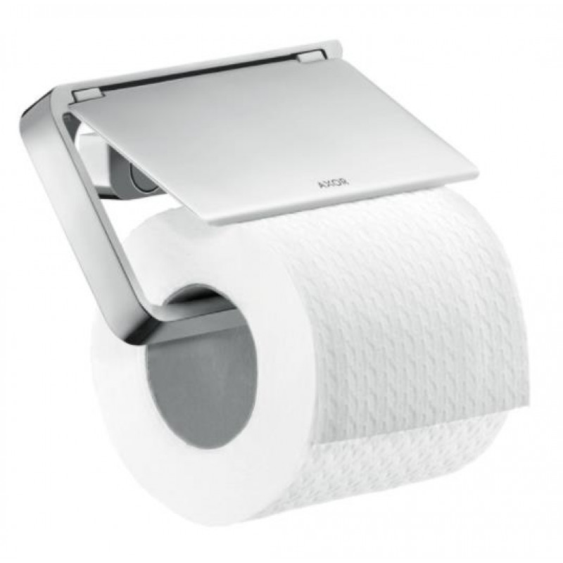 Hansgrohe tualetes papīra turētājs ar vāciņu Axor Universal, hroms