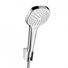 Hansgrohe rokas dušas komplekts Croma Select E Vario Porter, 1250 mm, balta/hroms