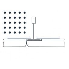 Knauf Danoline Contur piekaramie griesti 12.5x600x600 D, S24, U6