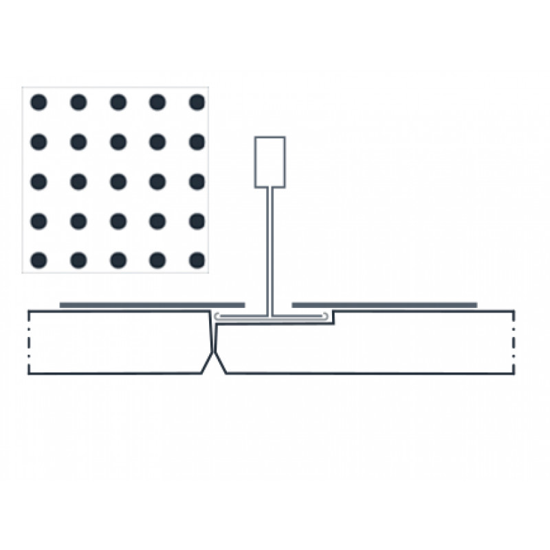 Knauf Danoline Contur piekaramie griesti 12.5x600x600 D, S24, U6