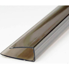 Polygal Polikarbonāta nobeiguma U-profils 16x2100mm bronza