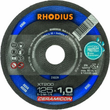 Rhodius Plāni griešanas diski XT200 125x1.0x22.23 - gab.