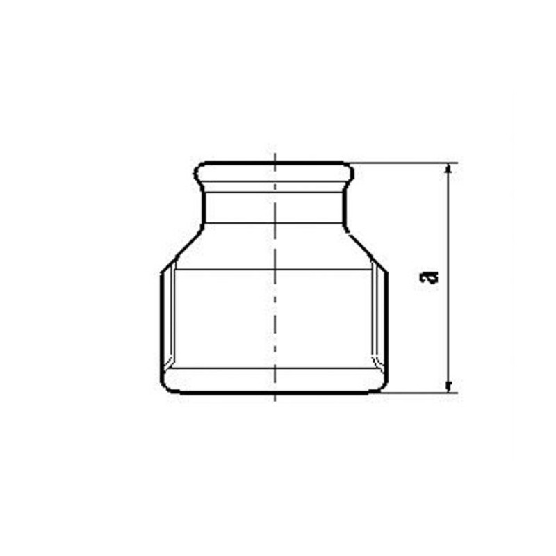Livarna Titan Vītņu redukcijas uzmava ķeta 2x1