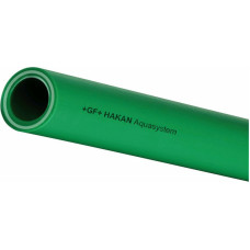 Kan-Therm PPR caurule ar šķiedru D40x5.5mm PN20, zaļa - m