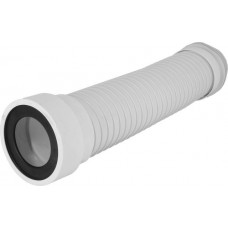 Gofrēts lokanais WC pieslēgs L-540 mm, balts