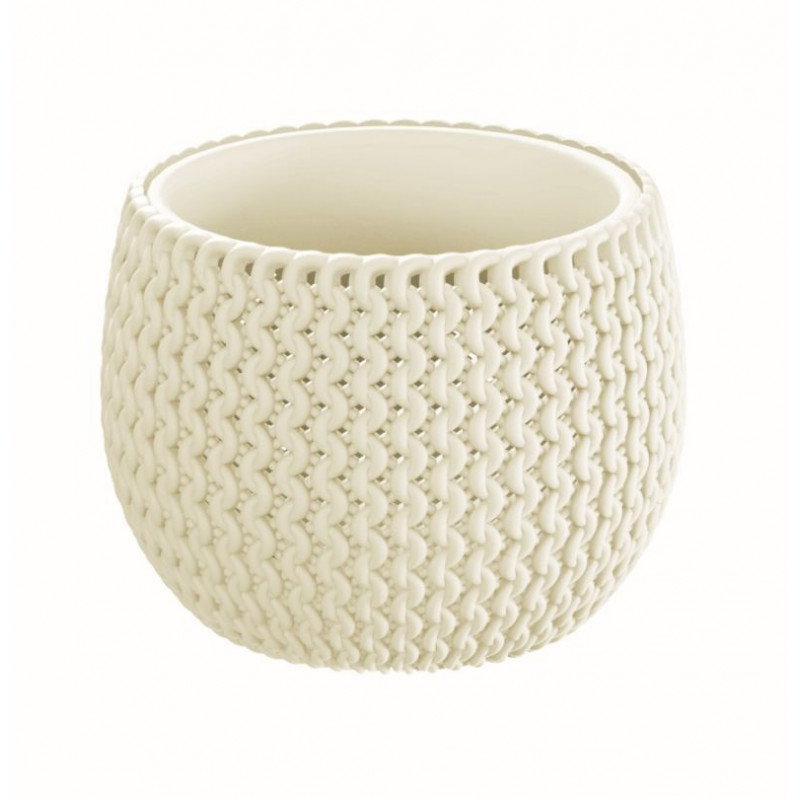 Prosperplast Puķu pods Splofy Bowl 14x18cm, g.dzeltens