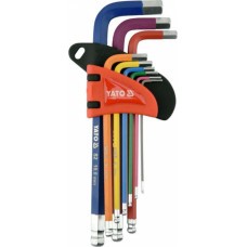 Yato Seškanšu Atslēgu Komplekts (9gab.) 1.5-10mm YT-05632 YATO