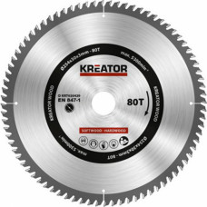 Kreator Zāģa ripa kokam 254x30x3mm, 80 zobi Kreator
