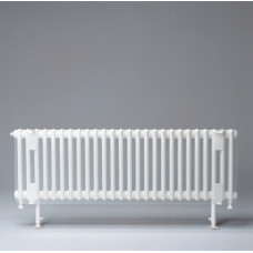 Zehnder radiators grīdas Charleston 2 rindu, H-260, 23 sekcijas, V002, ar metinātām kājām 120-170 mm, balts