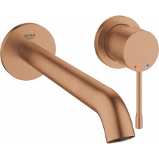 Grohe iebūvējamā izlietnes maisītāja Essence virsapmetuma daļa, 2 caurumu, iztece 230 mm, no sienas, brush