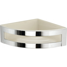 Gedy dušas režģis stūra Zante, hroms/balts