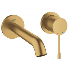 Grohe iebūvējamā izlietnes maisītāja Essence virsapmetuma daļa, 2 caurumu, iztece 183 mm, no sienas, brush