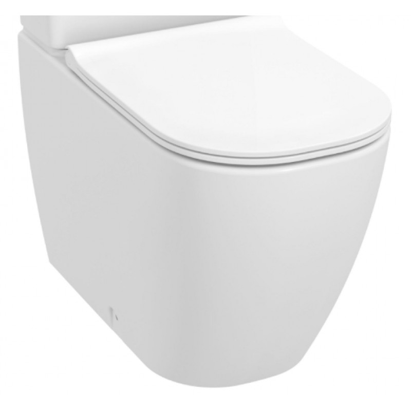 Jika poda apakša Mio-N, Rimless, 360x650 mm, universāls izvads, balta