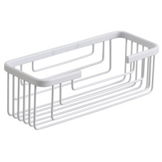 Gedy plaukts-režģis Augustus, 252x102 mm, h=86 mm, balts