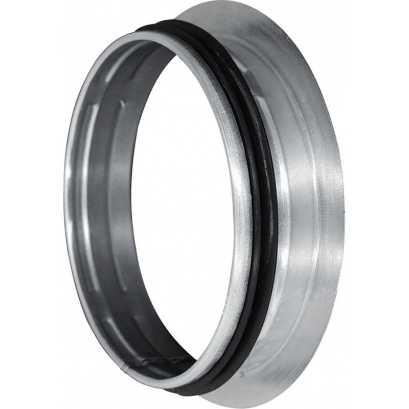 Europlast plakanais pievienojums metāla, Ø150mm ar gumijām