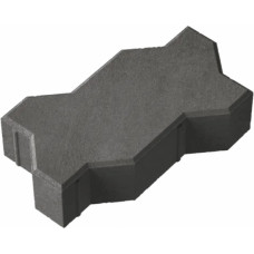 Stoneroc Uni 60 bruģis, 225x112.5x60mm, melns, 10.3m2 (palete)