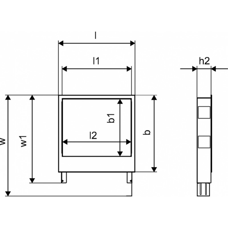 Uponor Vario C sadalītaja skapis IW 835x649x110 - gab.