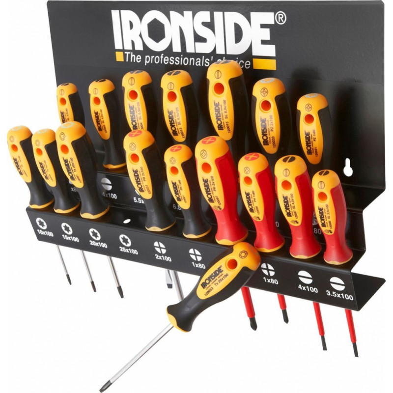 Ironside Skrūvgriežņu komplekts Ironside XXL 17 gab. - gab.