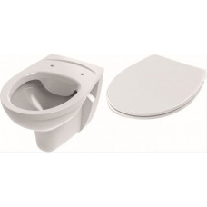 Tece basic Rimless WC pods ar softclose vāku