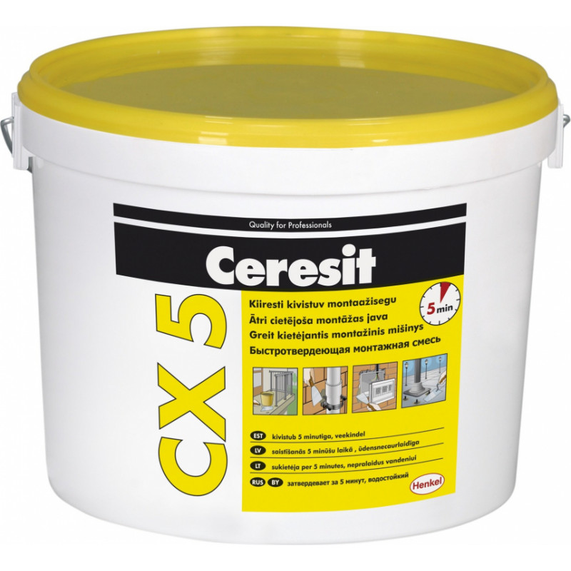 Ceresit Cements 2kg Ceresit CX5 montāžas