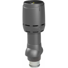 Vilpe ventilācijas izvads Flow 125P/IS/500, antracīta krāsas
