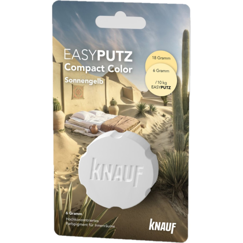 Knauf Compact Color Granulēts krāsas pigments, tuksneša dzeltens, 6g