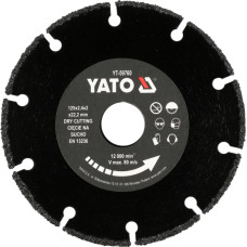 Yato Karburīda asmens koka griešanai YATO YT-59760 125 mm, 22.2 mm, 12000 apgr./min, 80 m/s