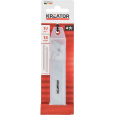 Kreator Tapešu naža asmeņu komplekts (10gab.) 18mm KREATOR KRTH00303