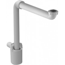 Duravit izlietnes sifons, 1¼ x 32 mm, novirzītais, plastmasa, balts