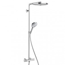 Hansgrohe dušas sistēma ar termostatu Raindance Select S 300 2jet/Raindance Select S 120 3jet, hroms