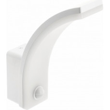 GTV NICEA LED Fasādes gaismeklis ar kustību sensoru, 20W, 1900lm, IP65, 4000K, balts