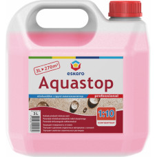 Eskaro Aquastop Professional Būvmaisījumu modificēšanai, betona grīdu un porainu virsmu gruntēšanai, 3L