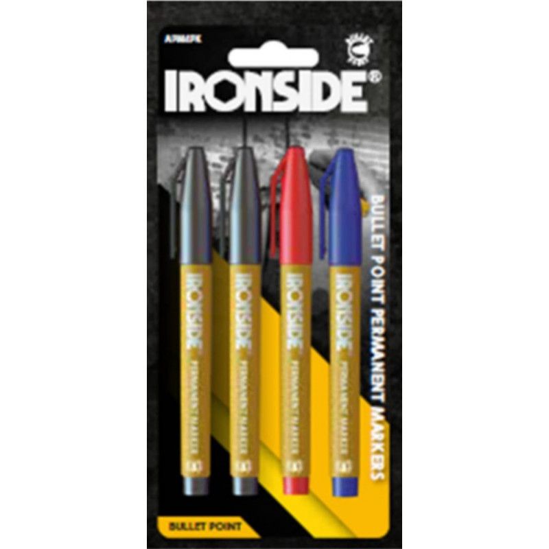 Ironside Marķieru komplekts Ironside 1-2mm 4gab. - gab.