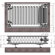 Radiators 22x400x1000 VCO Termolux