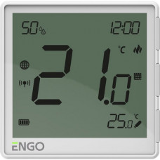 Engo Telpas termostats EOne, ZigBee, Balts, Li-ion akum