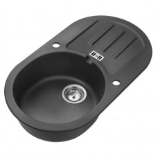 Axis Izlietne Malibu 30, 770x430mm black, granīta