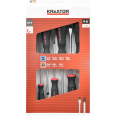 Kreator Skrūvgriežu komplekts SL PH - 7 gab KREATOR KRTH20002