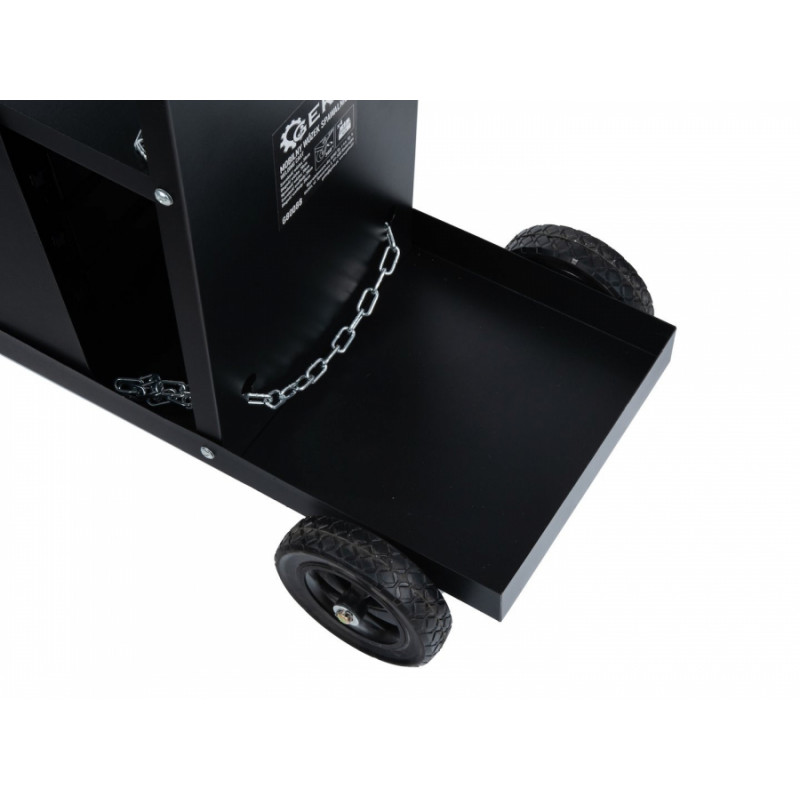 Geko Metināšanas rati ar rokturi un 4 atvilktnēm, GEKO, G80088, izturīga tērauda konstrukcija, mobilitāte, organizēta uzglabāšana