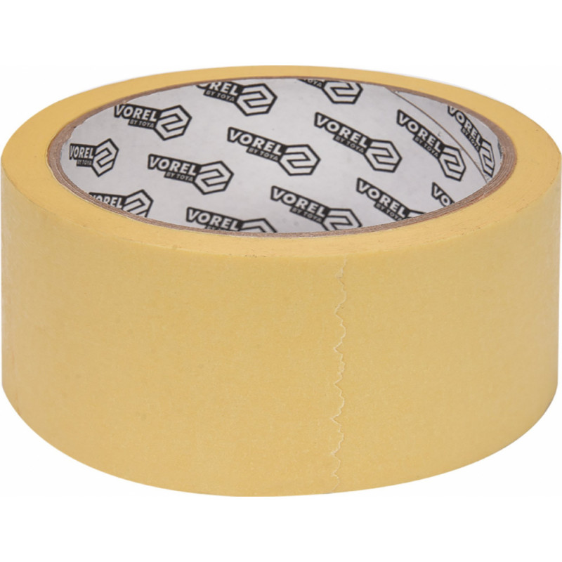 Vorel Pašlīmējošā papīra lente 30mm x 25m, VOREL, 75272, dzeltena, ideāla visām vajadzībām