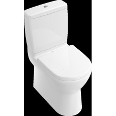 Villeroy & Boch pods ar QR/SC vāku O.novo, 360x640 mm, universāls izvads, pievads no aizmugures/sāniem, balts
