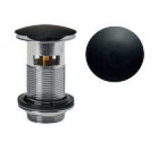 Wirquin izplūde ar Quick Clac korķi, 75 mm, matēts melns