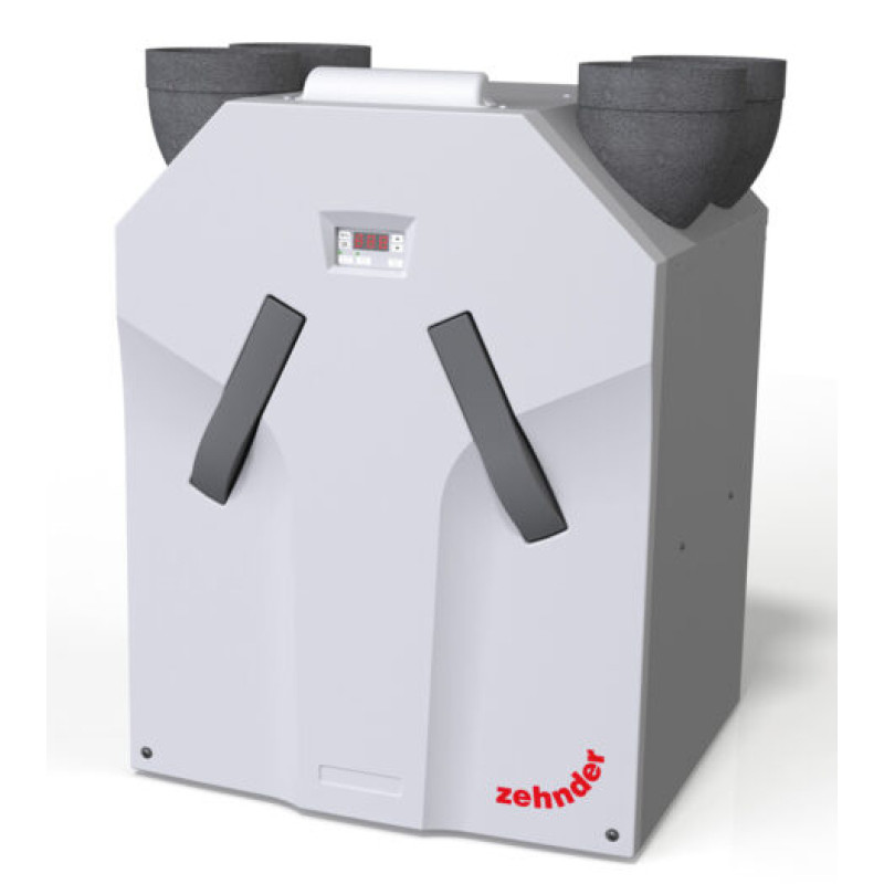 Zehnder ComfoAir Standard 375 ERV ventilācijas iekārta ar priekšsildītaju, kreisā puse