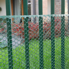EXAGON - Plastmasas aizsargsiets (hexagonal) zaļš, 1x5m / gab