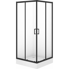Dušas stūris ar paliktni Brasco SQR 90x90x190cm