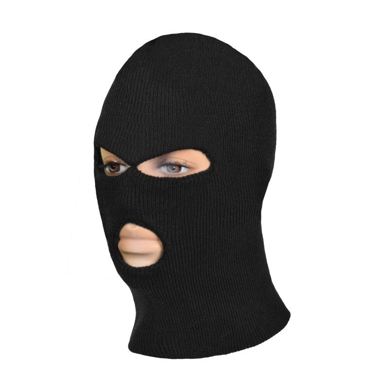 Art.master Cepure-maska Balaklava 3 caur. melna