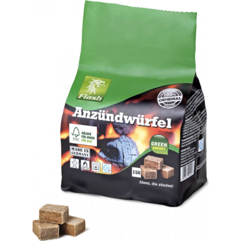 Boomex Aizdedzināšanas klucīši brūni 150gb