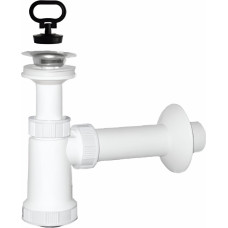 Plastbrno Sifons izlietnei EU0N342 1 1/4x40mm, ar izplūdi