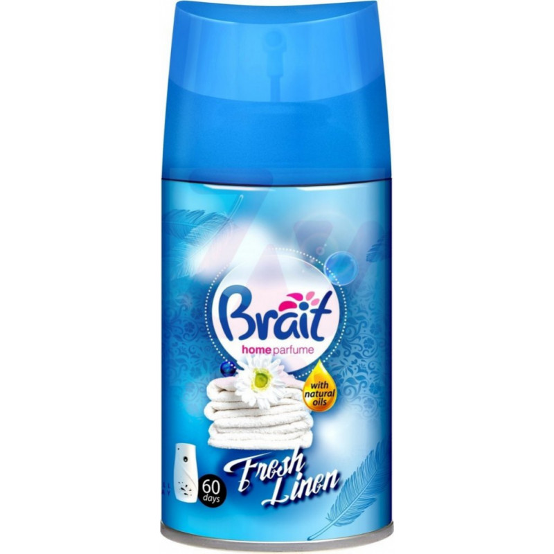 Brait Gaisa atsvaidzinātājs dozatoram 250ml Brait Fresh Linen
