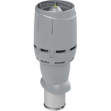 Vilpe FLOW izolēts ventilācijas izvads 160P/IS/500, gaiši pelēks